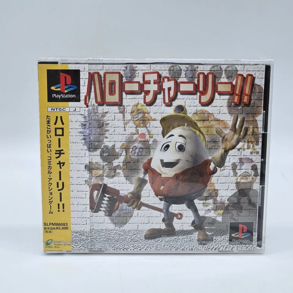 Hello Charlie (1998, Enix) Brand New Factory Sealed Japan Playstation PS1 Import